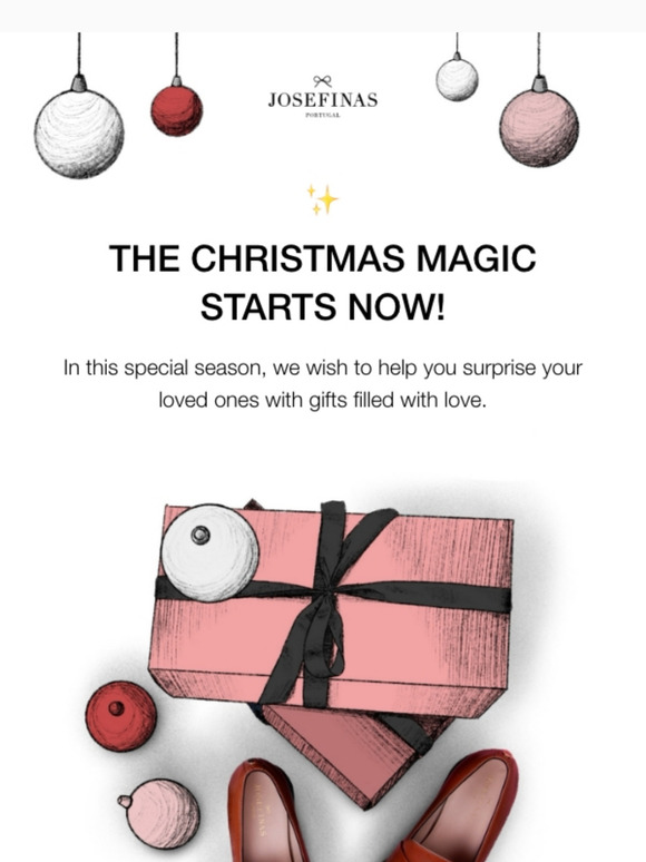An early gift: 20% off in all Josefinas 🎁