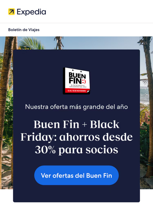 Buen Fin: regístrate y ahorra 30% o más