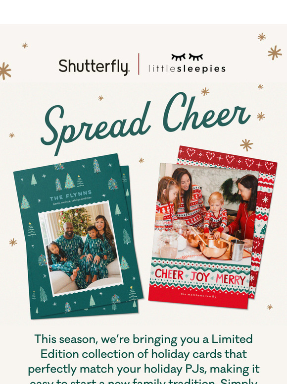 Little Sleepies Introducing Our NEW Shutterfly Holiday Collab! 💌 Milled
