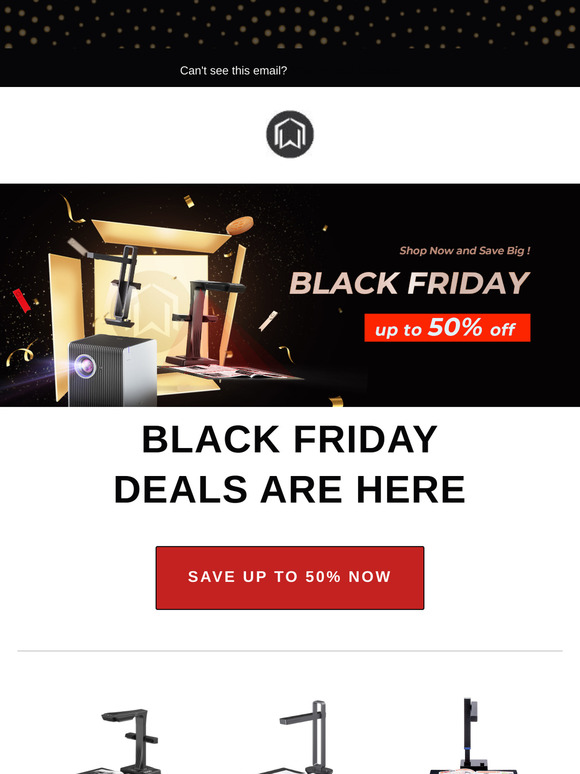 CZUR's Black Friday Sale – Up to 50% OFF
