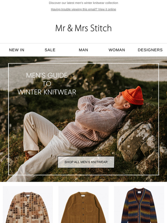Guide to men's winter knitwear