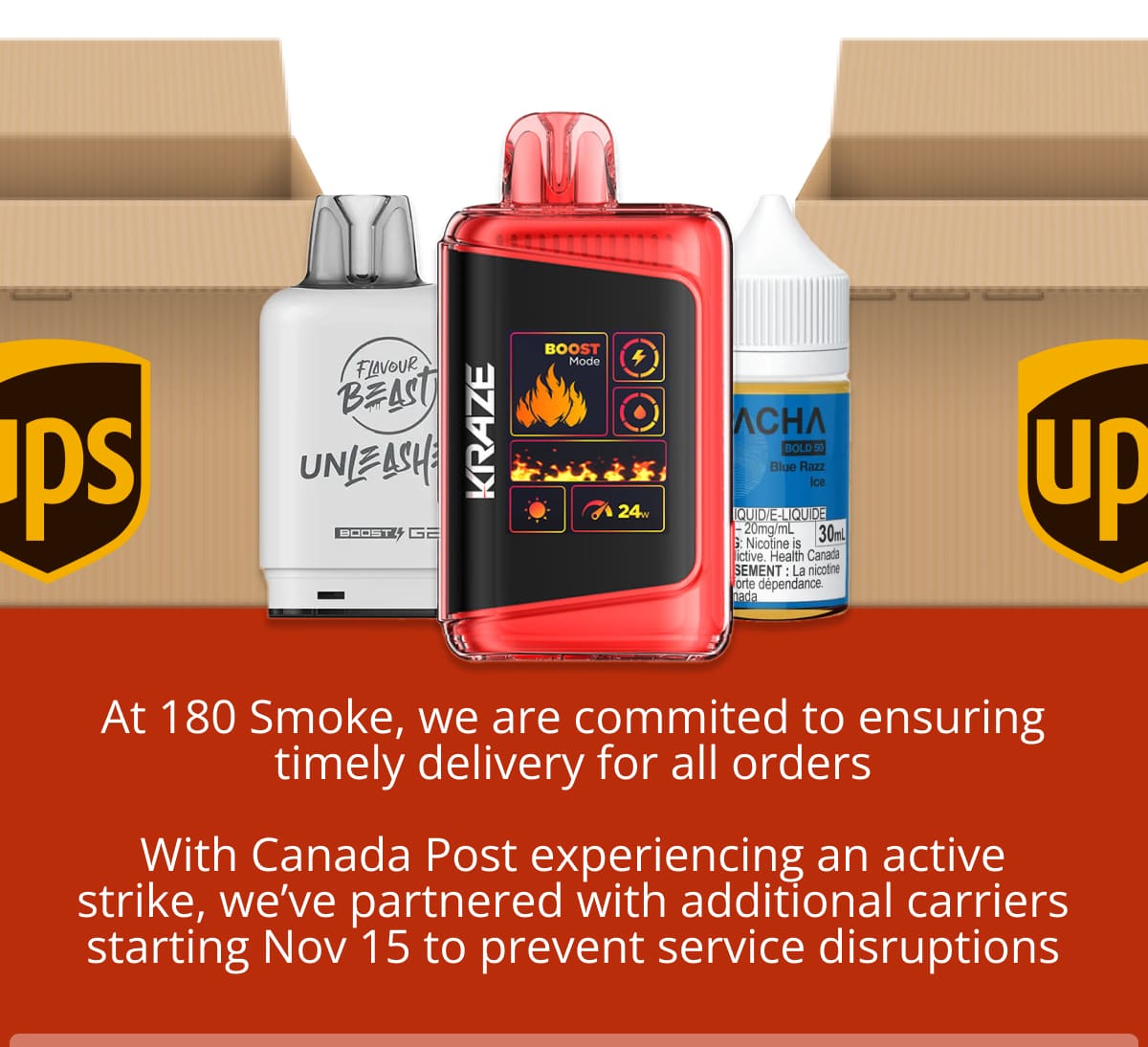 180 Smoke: Updates To Your Shipping  | Milled