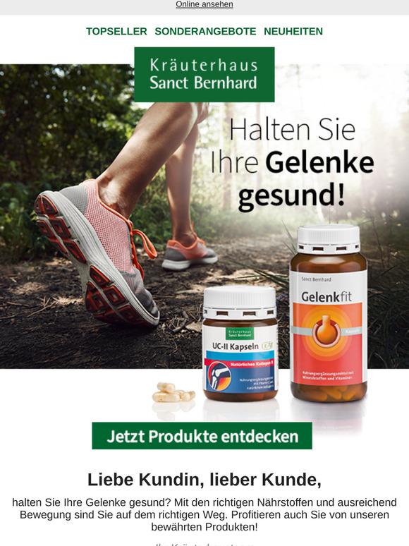 Halten Sie Ihre Gelenke gesund!