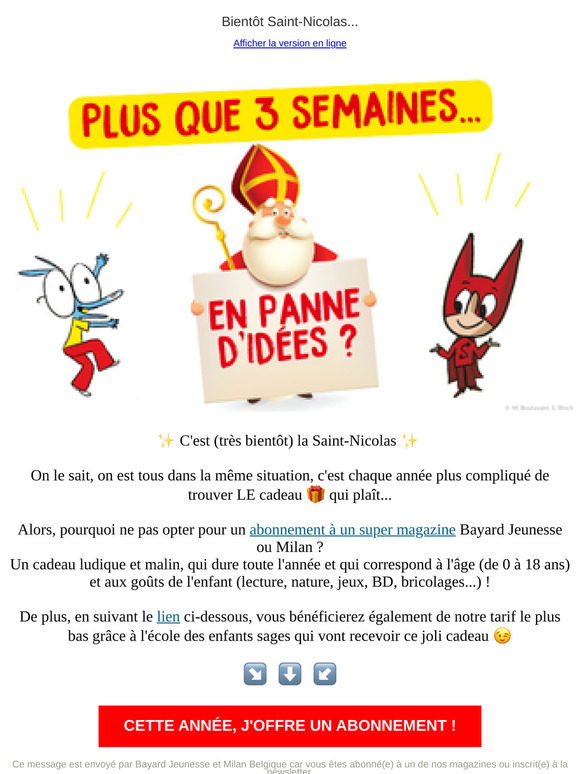 [🎁 SAINT-NICOLAS] À la recherche du cadeau idéal ?