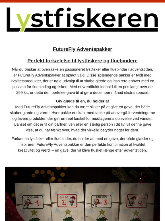 Adventkalender til Lystfiskeren