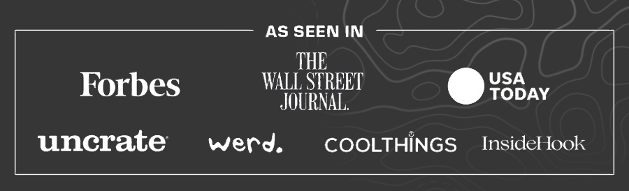 As Seen In The wall Street Journal, uncrate, forbes and usa today.