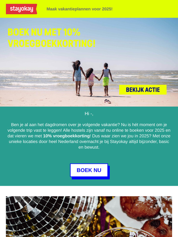 Boek nu met 10% vroegboekkorting!
