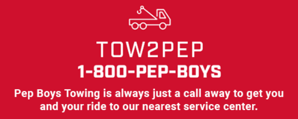 TOW2PEP 1-800-PEPBOYS