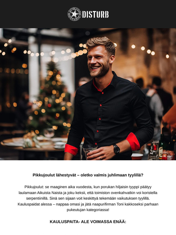 Oletko valmis pikkujoulukauteen – kauluspaidat nyt alessa!