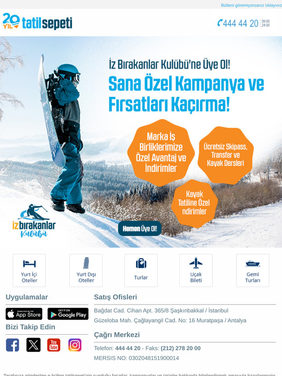🎿 İz Bırakanlar Kulübü Seni Bekliyor! Hemen Yerini Al! ⛷️