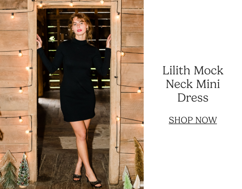 Shop the Lilith Mock Neck Mini Dress