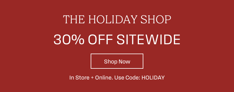 The Holiday Shop 30% Off SItewide