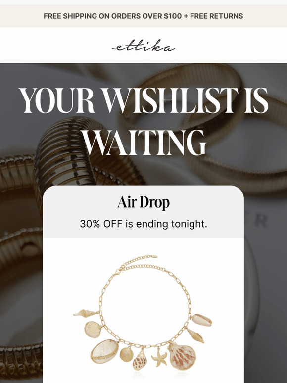 30% off ends tonight 👋