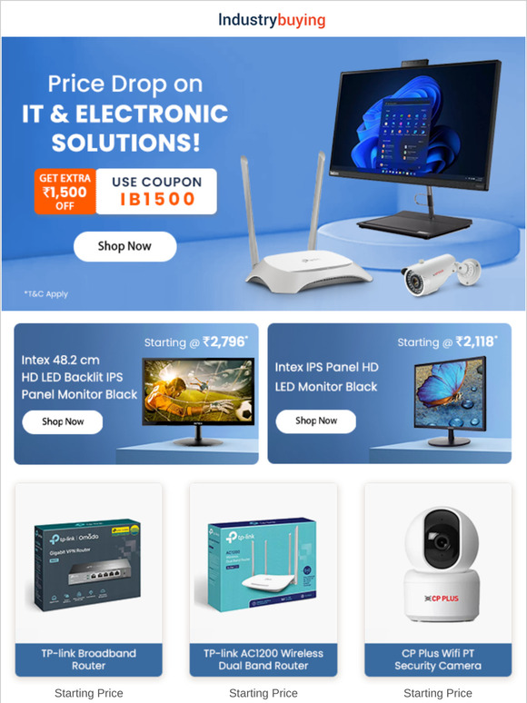 Need Electronics @ Discounted Prices