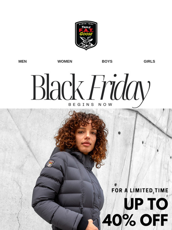 The Black Friday Sale.  Limited Quantities Available.