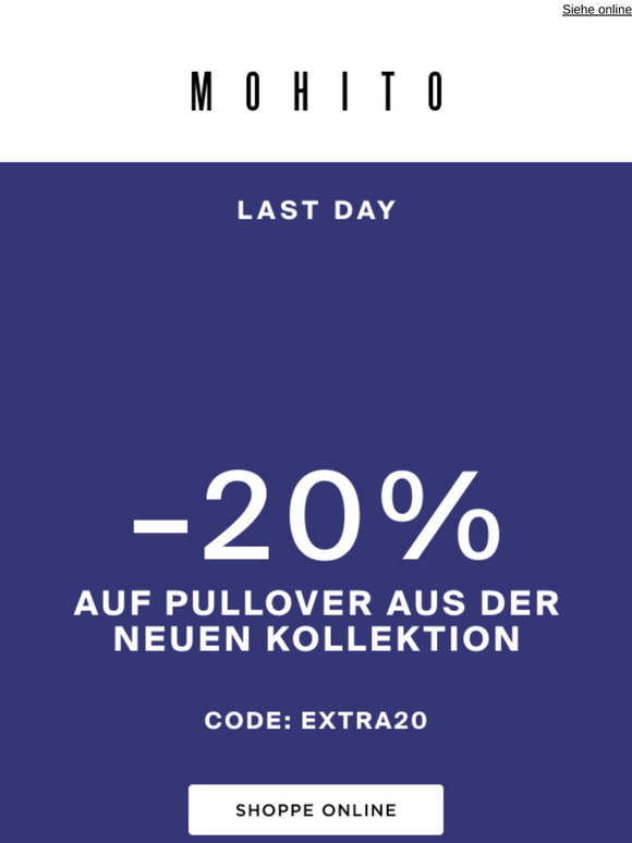 Letzte Chance auf -20% ⏰