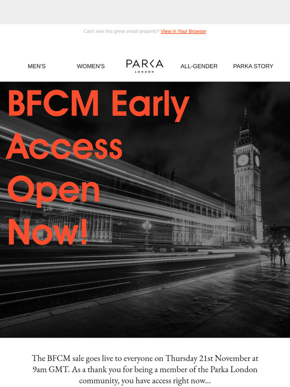 Black Friday Early Access Is Now Open...⏰