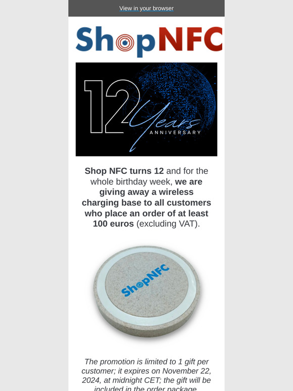 🎂 Shop NFC turns 12
