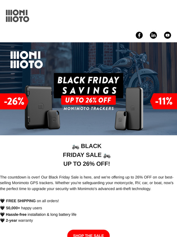 Black Friday Starts Now: Up to 26% OFF!