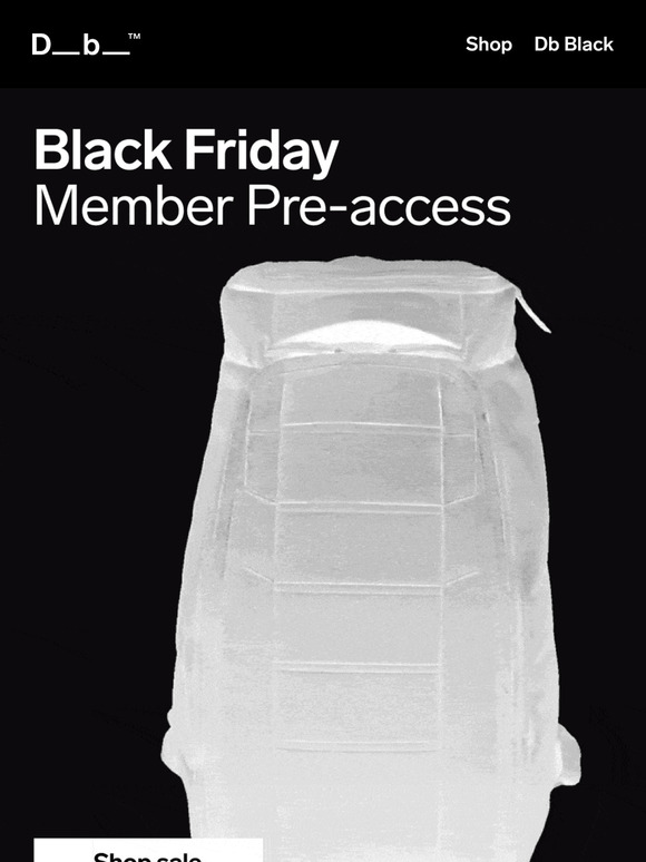 Black Friday exclusive member pre-access