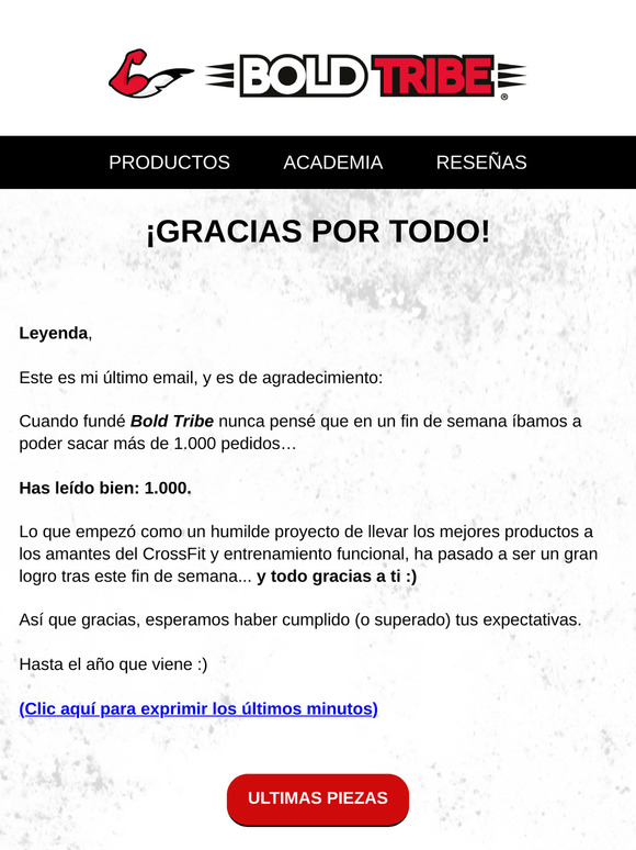 GRACIAS por todo!