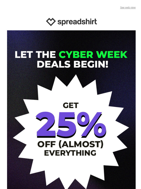 Here's 25% off! ✨
