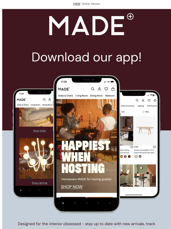 Have you downloaded the MADE app?