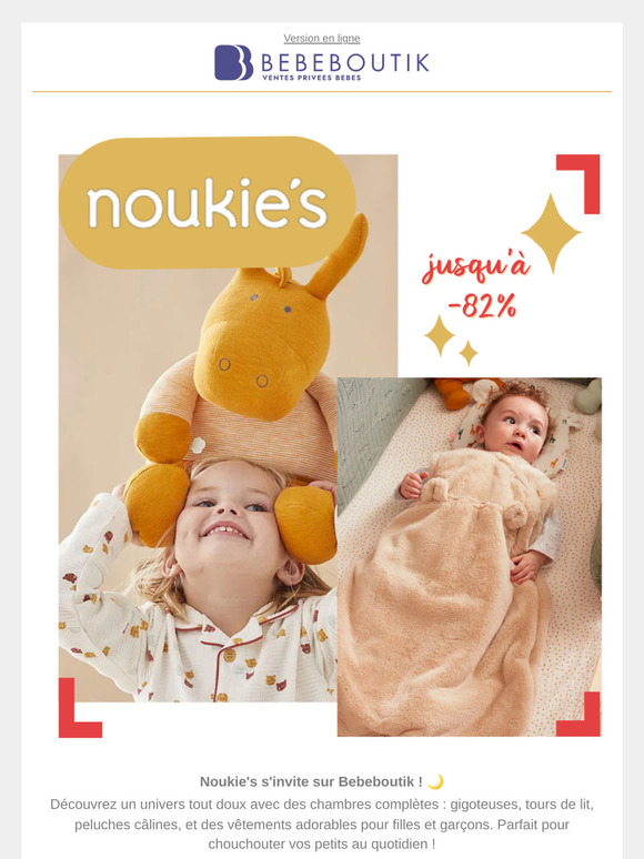 L'univers tout doux de Noukie's à prix craquants !