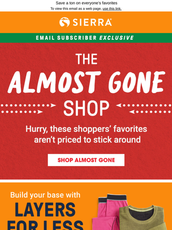 Sierra Trading Post Almost gone these finds are flying fast Milled