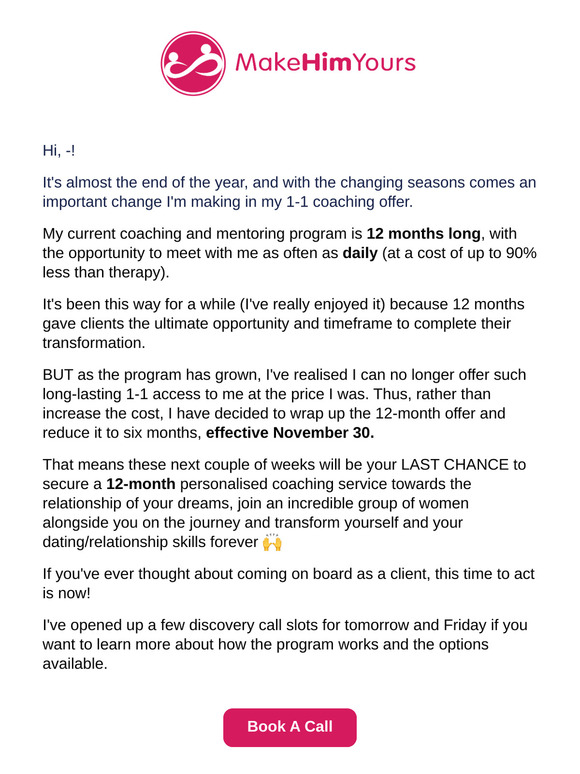 If you've ever considered coaching, NOW is the time.