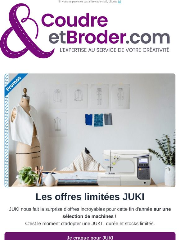 C'est le moment de craquer pour JUKI ⏱️