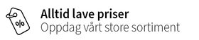 Alltid lave priser i nettbutikken