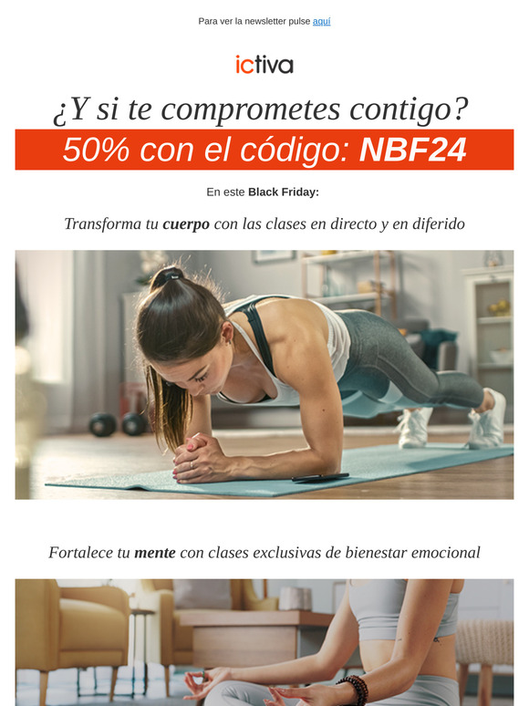 Black Friday | 50% DTO en el gym