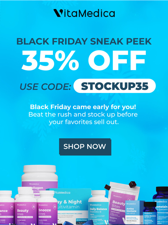 35% Off Everything for VIPs Only!