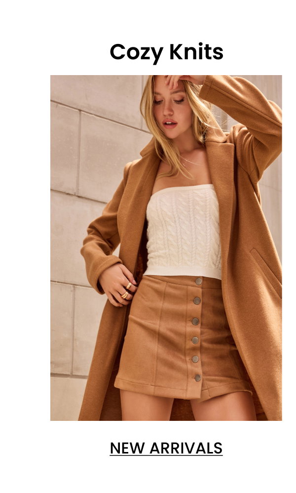 Cozy Knits. New Arrivals