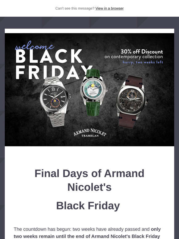 Final Days of Armand Nicolet's Black Friday