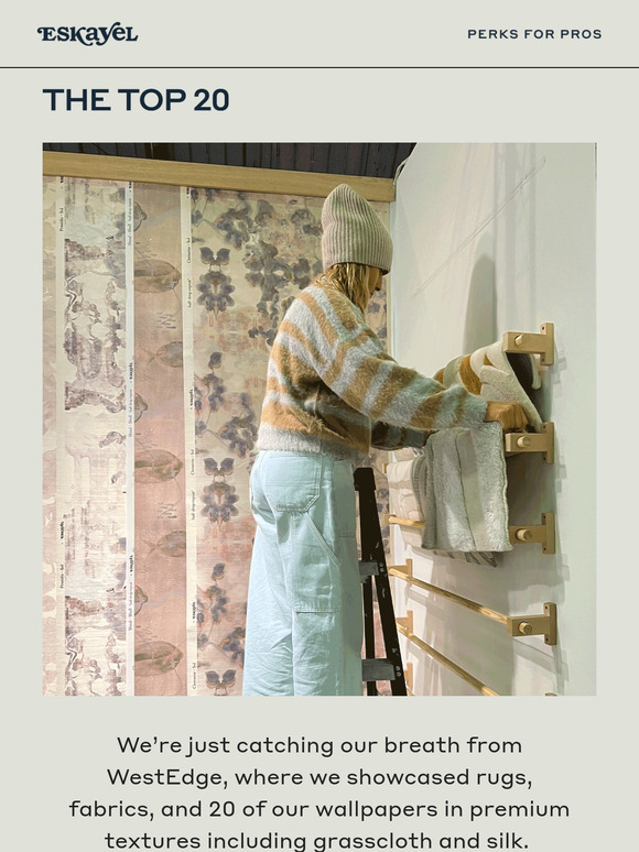 Our top 20 designs for walls at WestEdge