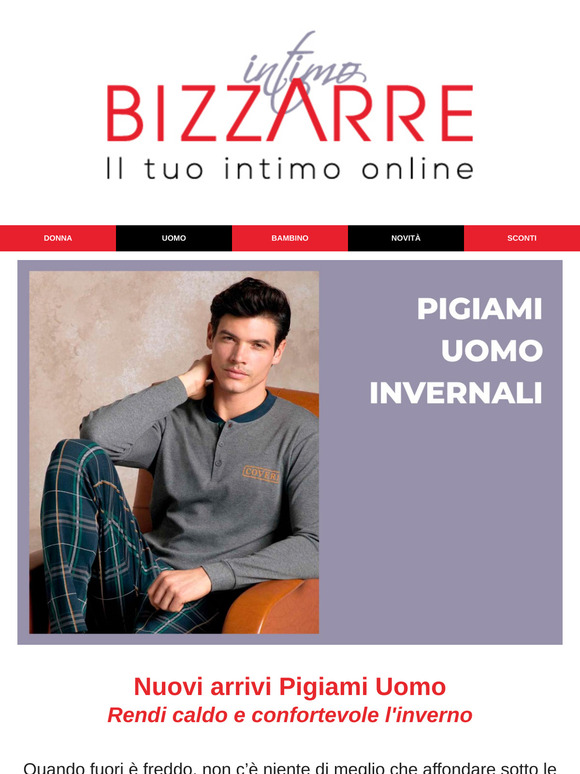 ❄️ Rendi caldo l’inverno con i Pigiami Uomo