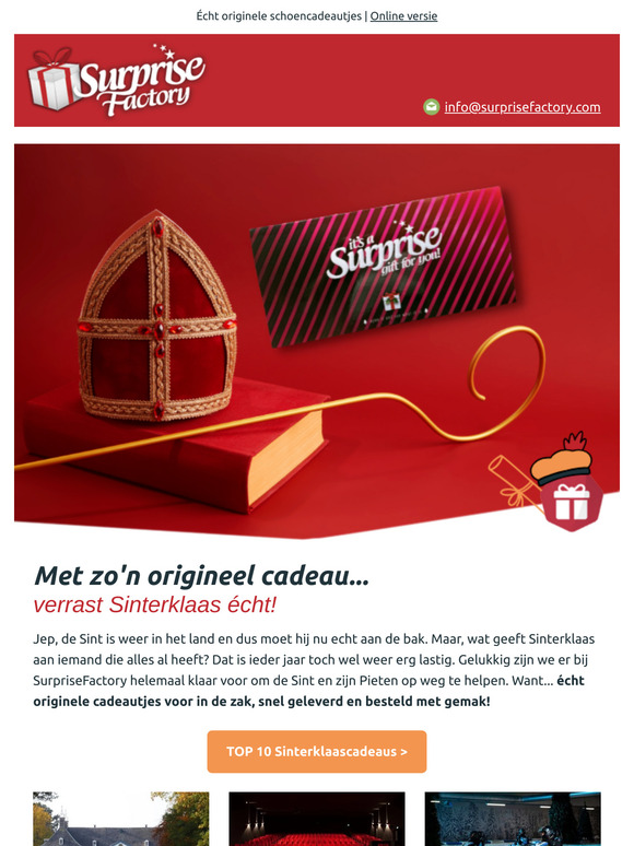 Wat geeft Sint aan iemand die alles al heeft? 🎁