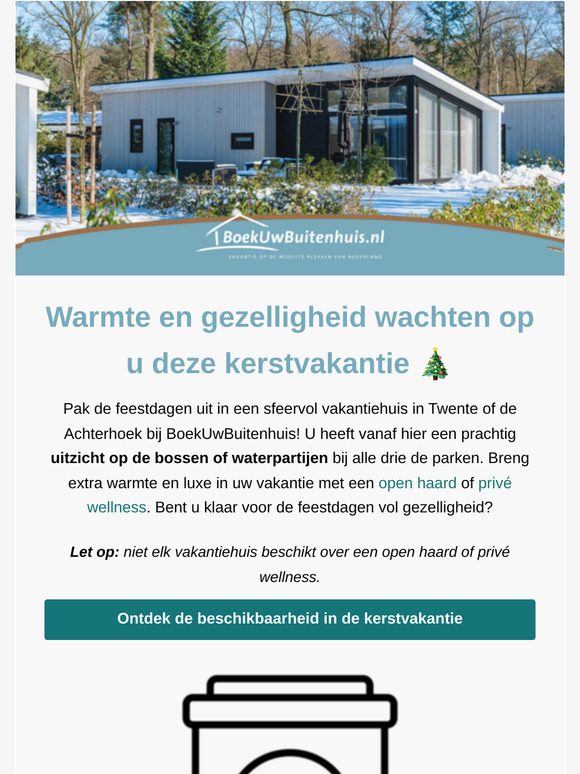 Maak de feestdagen onvergetelijk met BoekUwBuitenhuis  ✨