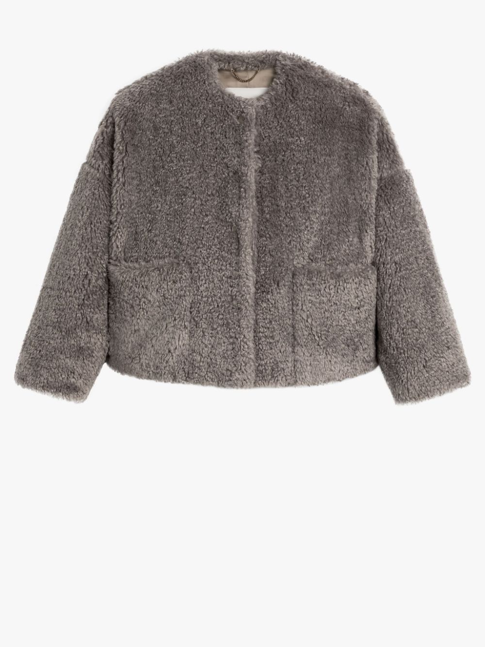 HUMBIE Greige Eco Fur Jacket


