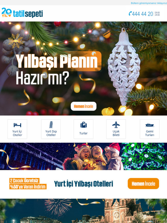 😍 Yılbaşı Planın İçin Yurt İçi & Yurt Dışında Muhteşem Fırsatlar Burada!
