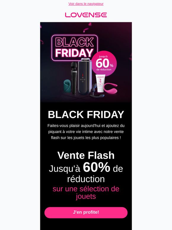 Black Friday 😍 Jusqu'à -60% pour vous faire plaisir!
