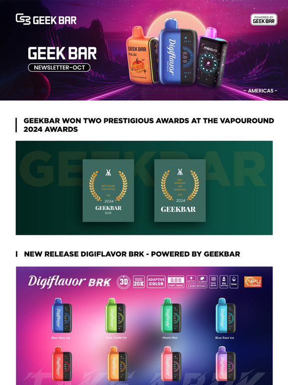 🔥GeekBar Exclusive: Unlock the Latest News！