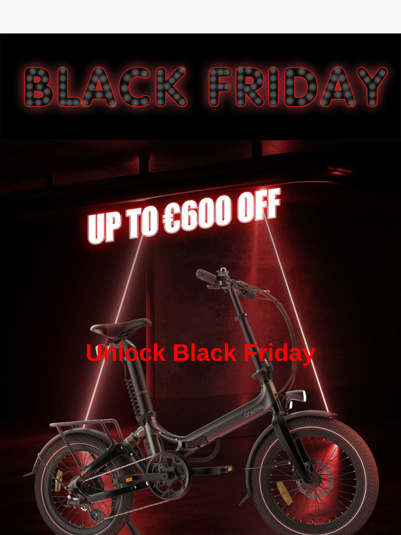 🔥 Black Friday Bonanza at Onemile Ebikes!🔥