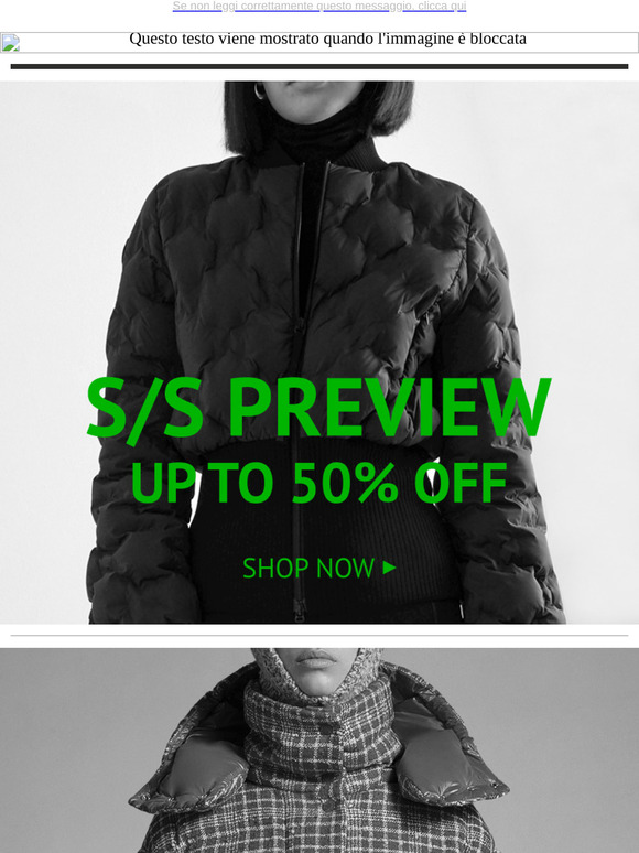 S/S Preview available now + Autumn Deals up to 65% off