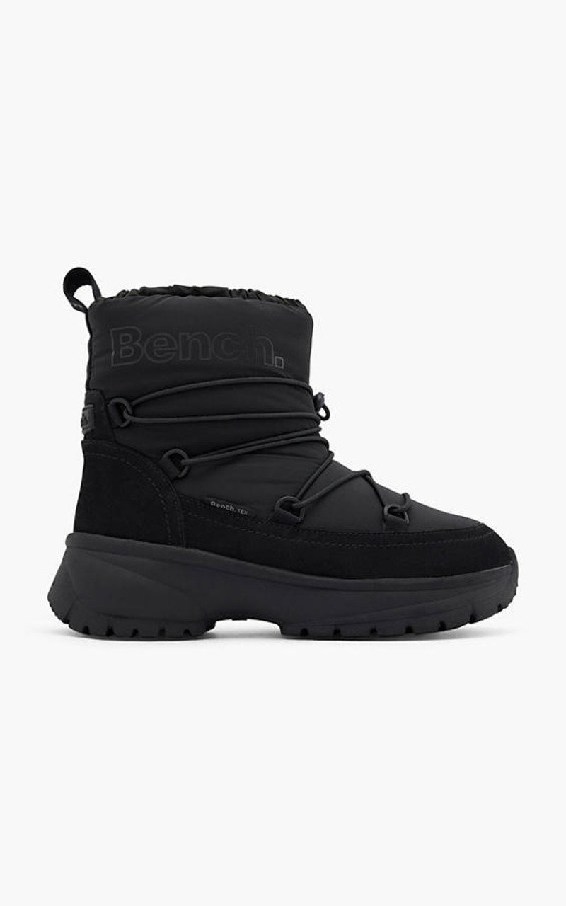 Black Chunky Snow Boots
