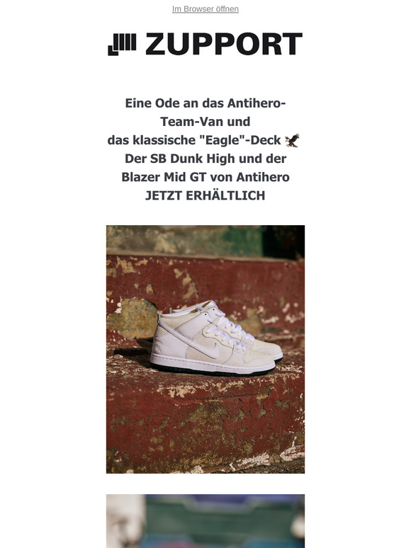 Der Antihero Dunk & Blazer JETZT ONLINE ! Ausserdem check den BIG SALE -60%