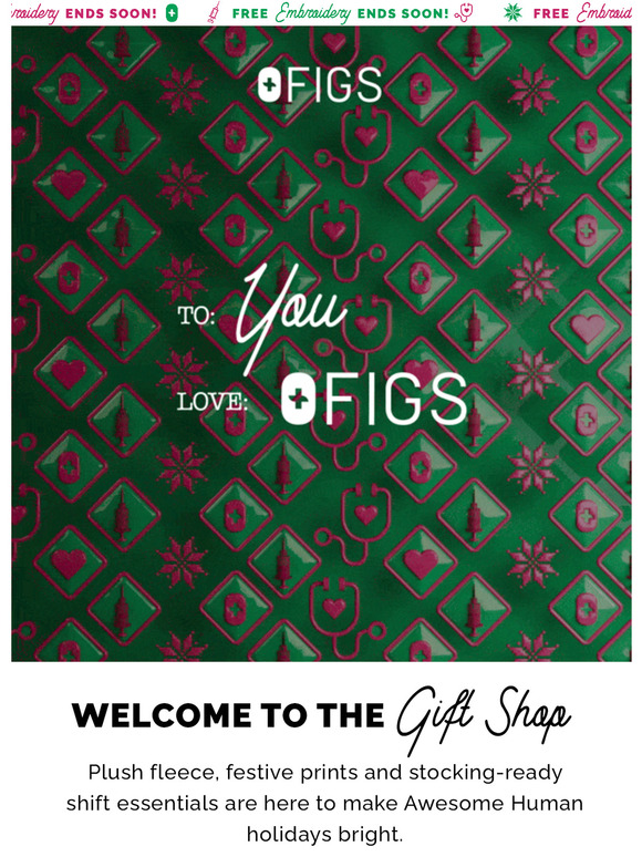 The FIGS Gift Shop is now open!