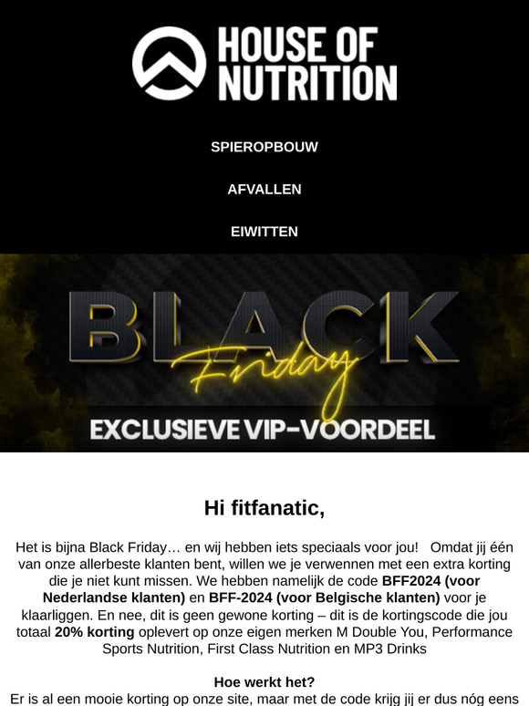 💥 Exclusief voor jou: 20% korting met Black Friday! 🖤